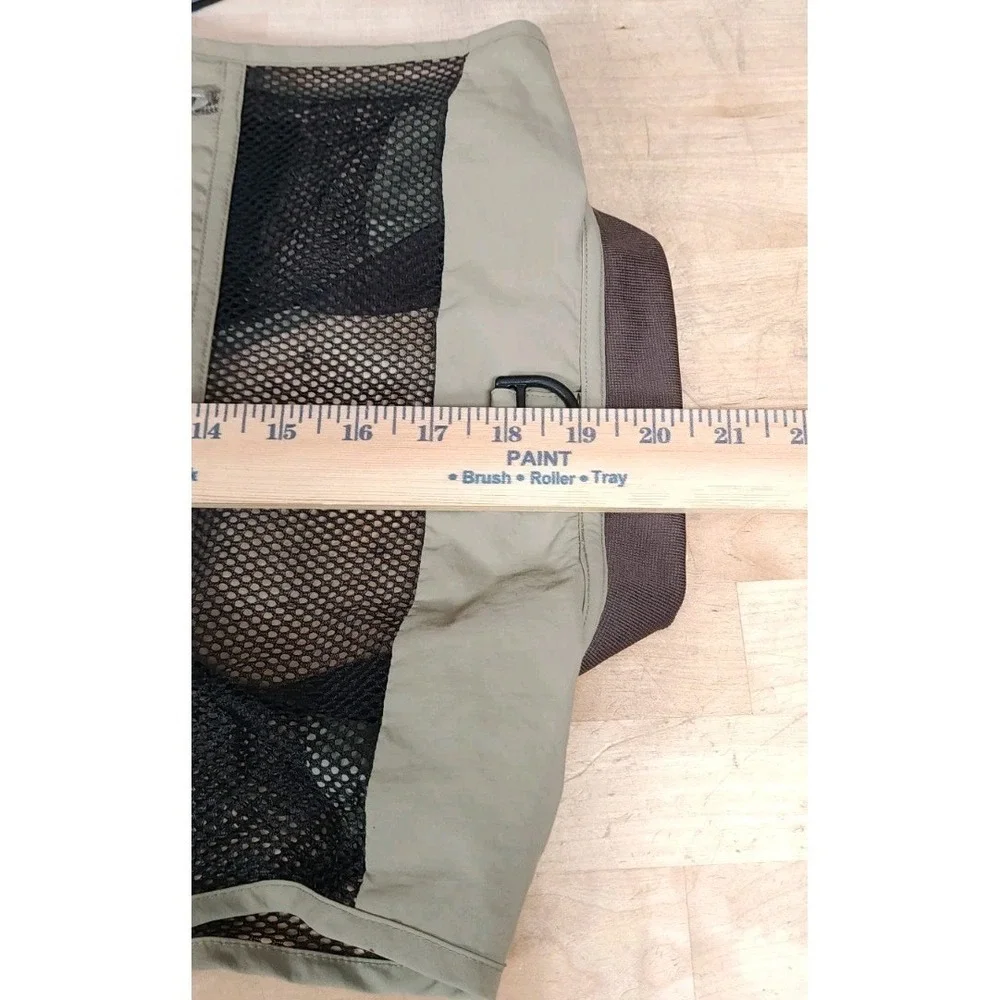 Orvis Mens Small Fly Fishing Utility Vest Khaki Zip - Picture 9 of 9